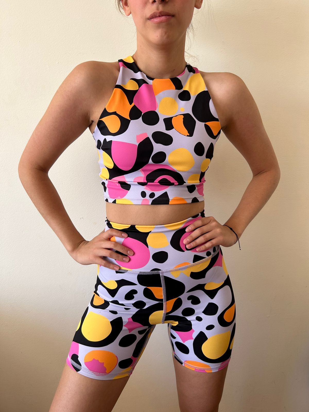 Nirvana Shorts and Crop Top Set