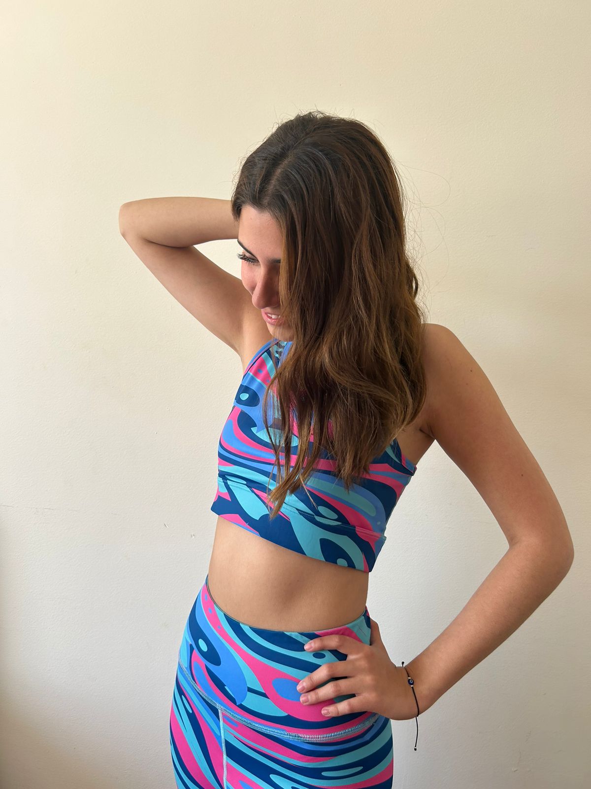 Blue Groovy Leggings and Top Set